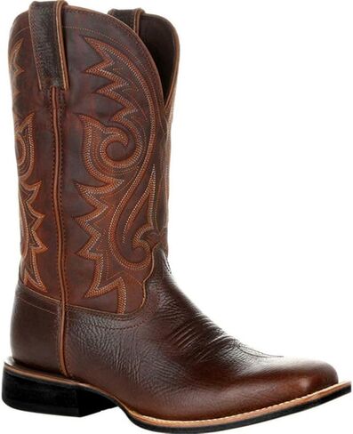 ADMLZQQ Men's Square Toe Cowboy Boot Mid Calf Western Boots Hiking Riding Combat Boots in Saudi Arabia