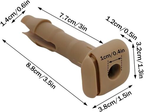 Car Seat Headrest Guide Sleeve, Tube Inner Diameter is 10MM, Suitable for Car, Truck, Commercial Vehicle Headrest Pin Lock Hole Trim Headrest Guide Pin (Black) in Saudi Arabia