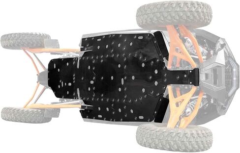 لوحة انزلاقية كاملة SuperATV لعام 2022 + Polaris RZR Pro R 4 (4 مقاعد) | 1/2 بوصة سميكة من ARMW | ألواح حماية من الأمام إلى الخلف | مقاومة للتآكل | تصميم متشابك | صنع في الولايات المتحدة الأمريكية in Saudi Arabia