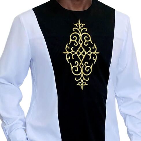 الدعاوى الأفريقية للرجال المخملية المرقعة Dashiki قميص بانت 2 قطعة ملابس ملابس غير رسمية الملابس النيجيرية in Kuwait