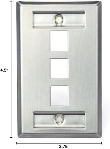 Leviton 43080-1L6 6 منافذ SG QP WP W/ID من الفولاذ المقاوم للصدأ in Saudi Arabia