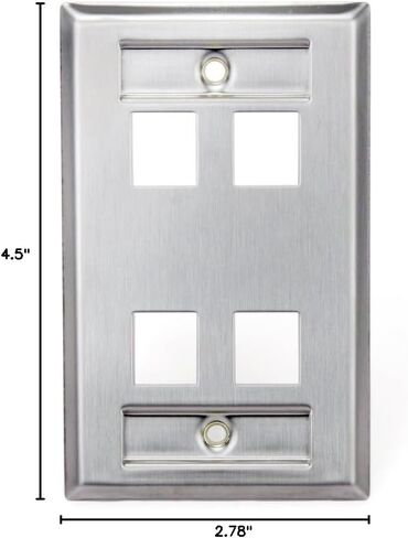 Leviton 43080-1L6 6 منافذ SG QP WP W/ID من الفولاذ المقاوم للصدأ in Saudi Arabia