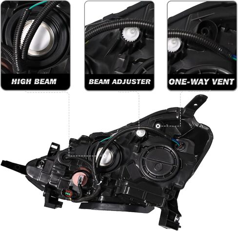 SOCKIR Halogen Headlight Assembly Compatible with 2016-2019 Nissan Sentra Headlamp 4-Door Sedan Right Passenger Side in Saudi Arabia