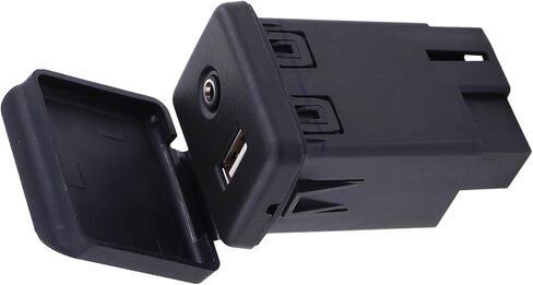 MOTOKU Aux Jack Jet Black Audio Player and USB Port Receptacle Adapter for Chevrolet Cruze 2016-2019 in Saudi Arabia