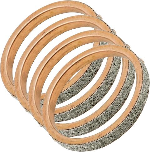 Caltric 4 Muffler Pipe Gaskets Compatible with Suzuki Gsx-R1000 2007 2008 2009 2011-2015 in Saudi Arabia