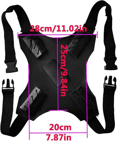 Sword Sheath Back Strap with Over The Back Harness Black in Saudi Arabia