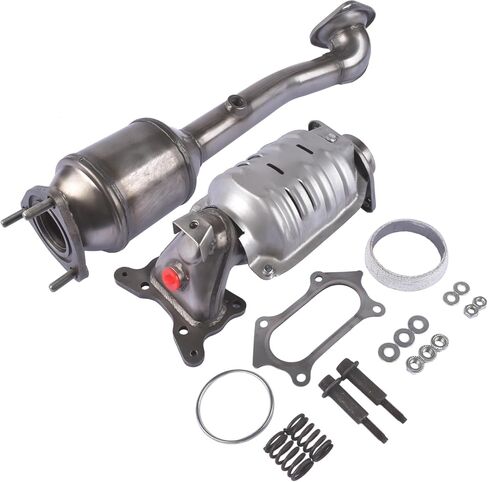Front and Rear Three Way Catalytic Converter, Replacement for Honda CRV 2.4L 2010 2011 745478544CV11 in Saudi Arabia