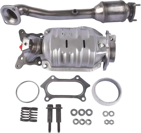 Front and Rear Three Way Catalytic Converter, Replacement for Honda CRV 2.4L 2010 2011 745478544CV11 in Saudi Arabia