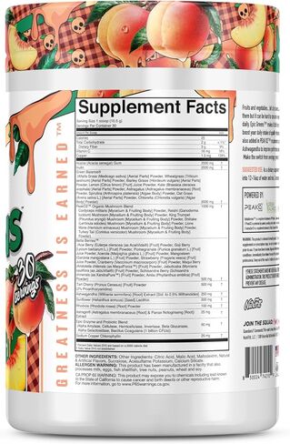 NutriFitt Epic Greens، مليئة بمضادات الأكسدة والفواكه والخضروات والفطر، تعزز الأداء، وتسرع التعافي (30 حصة، شاي التوت الصيفي) in Saudi Arabia