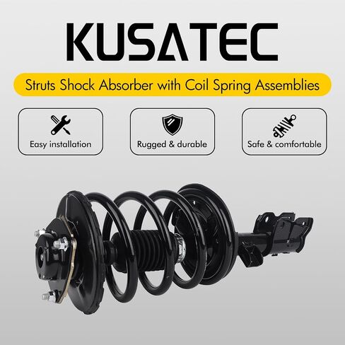 KUSATEC Front Pair Complete Struts Shock Absorber fit for Nissan Murano 2003-2007, 172268 172267 Left/Right Struts with Coil Spring Assemblies in Saudi Arabia