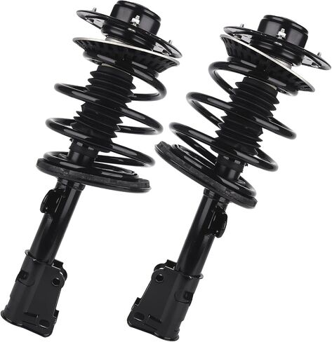 KUSATEC 171572R 171572L Front Pair Complete Struts Shock Absorber fit for Dodge Caravan/Grand Caravan; Chrysler Town & Country 01-07/ Voyager 01-03, Left/Right Struts with Coil Spring Assemblies in Saudi Arabia