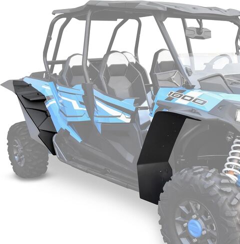 SAUTVS Wider Front Mud Flaps & Rear Fender Flares Kit for Polaris RZR XP/XP 4 1000 2014-2023 Accessories, XXL Splash Proof Extended Guards Front Mud Flaps and Rear Fender Flares Set (6PCS) in Saudi Arabia