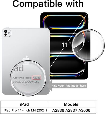 JETech Screen Protector for iPad Pro 13-Inch M4 (2024) with Camera Lens Protector, Easy Installation Tool, Tempered Glass Film Anti-Scratch, HD Clear, 2-Pack Each in Saudi Arabia