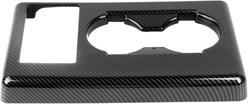 for F250 Center Console Armrest Cup Holder Panel Cover Trim Fit for 2015-2020 Ford F250 F350 F450 F550 Carbon Fiber Interior Accessories in Saudi Arabia