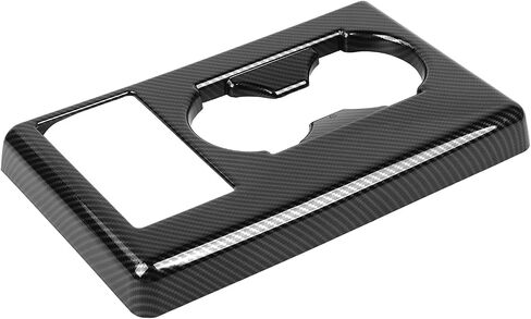 for F250 Center Console Armrest Cup Holder Panel Cover Trim Fit for 2015-2020 Ford F250 F350 F450 F550 Carbon Fiber Interior Accessories in Saudi Arabia