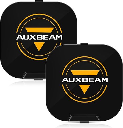 غطاء حماية للطرق الوعرة من سلسلة Color Play مقاس 3 بوصات من Auxbeam، غطاء خفيف مربع أسود، قطعتان، (متوافق فقط مع سلسلة Color Play) in Kuwait
