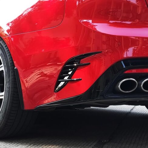 قطعتان من أغطية مصابيح الضباب الخلفية من YOUTOOCAR متوافقة مع ملحقات Kia Stinger 2018-2023 (نمط ألياف الكربون، خلفي) in Kuwait