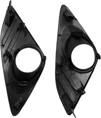 Set of 2 5212706310 Fog Light Cover Bezel trim Pair With Hole Black, Replacement for Toyota Camry XLE LE L 2012 2013 2014, Replaces TO1039148 5212806310 TO1038148 in Saudi Arabia