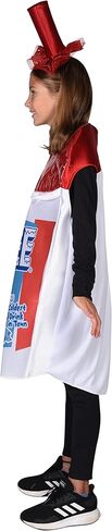 Rasta Imposta Icee Sparkle Red Costume Slurpee Slush Puppie Dress Up Party Kids Halloween Costumes, Child Size 10-12 in Saudi Arabia