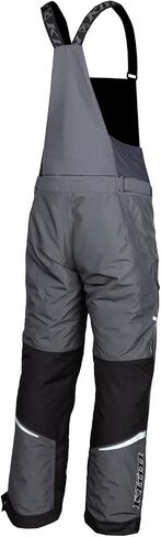 KLIM Klimate Winter Snowmobile Bib Men's Short LG Asphalt - Black in Saudi Arabia