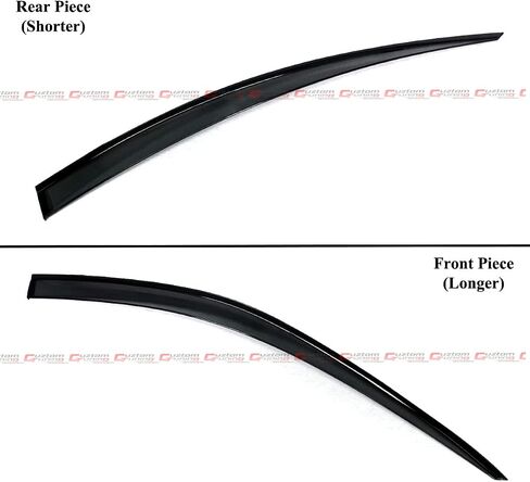 Premium Luxury Smoke Tinted Window Visor Rain Guard W/Clips & Black Trim Compatible for 2021-2024 Lexus IS300 IS350 IS500 in Saudi Arabia