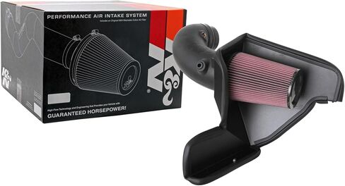 K&N Cold Air Intake System: High-Flow Air-Filter, Increase Performance & Horsepower: Compatible with 2020-2021 FORD Mustang Shelby GT500, 63-2515 in Saudi Arabia