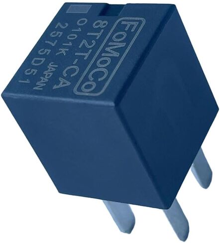 6 قطع 8T2T-CA 12V 20A 4-Pin Micro Relay، يستبدل 5L3Z-14N089-AA 8T2Z-14N089-C HU5Z-14N089-B، صندوق صمامات حجرة المحرك، متوافق مع Ford Lincoln Mercury in Kuwait