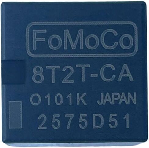 6 قطع 8T2T-CA 12V 20A 4-Pin Micro Relay، يستبدل 5L3Z-14N089-AA 8T2Z-14N089-C HU5Z-14N089-B، صندوق صمامات حجرة المحرك، متوافق مع Ford Lincoln Mercury in Kuwait