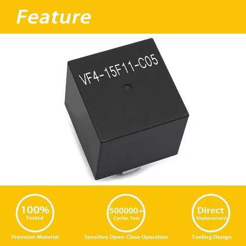 1 Packs VF4-15F11-C05 Relay, 12V 40A 5 Pins, Automotive Relay in Saudi Arabia