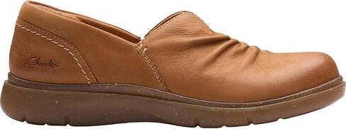 Clarks - Womens Certina Rose Shoes, Color Tan Leather, Size: 9.5 M US in Saudi Arabia