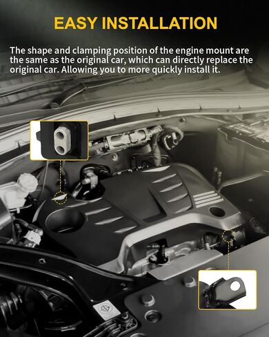 مجموعة حامل محرك المحرك OCPTY وحامل ناقل الحركة ومجموعة دعامة عزم الدوران لسيارة Hyundai Elantra 2.0L ناقل الحركة الأوتوماتيكي 2017-2018 # 21810F2000 21950F2000 21830F9100 (3 قطع) in Saudi Arabia