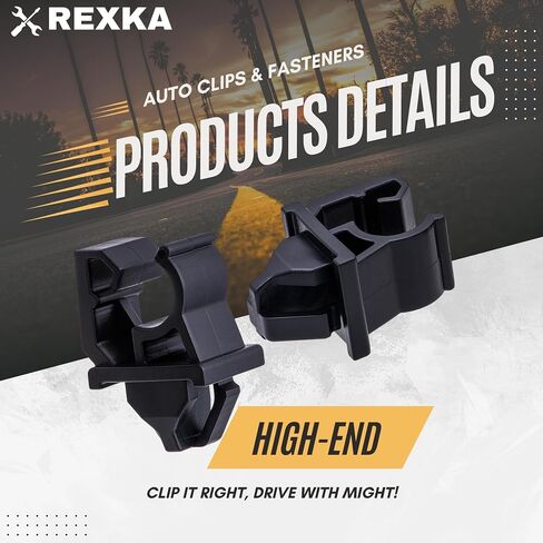 Rexka 10pcs 90672-SNB-003 Hood Prop Rod Holder Clips for Honda Accord Civic CR-V CRV 90672SNB003 in Saudi Arabia