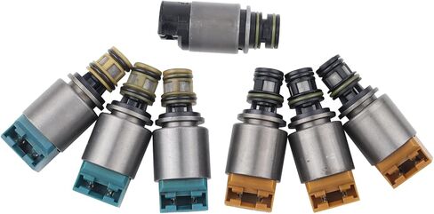 7Pcs 6-Speed Transmission Shift Solenoid Kit Compatible with 2002-2011 BMW X3 X5 323i 325i 335i Audi A4 A6 Q7 & More Replace# 6HP19 6HP26 6HP32 6HP21 6HP28 6HP34 1068298045 1068298046 in Saudi Arabia