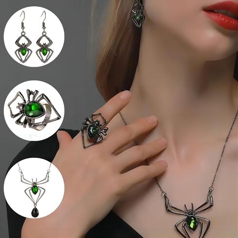 Gothic Black Spider Choker Necklace for Women Halloween Spider Choker Necklace Halloween Costume Necklace Black Red Spider Pendant Necklace Spider Halloween Party Costume Jewelry Accessories in Kuwait