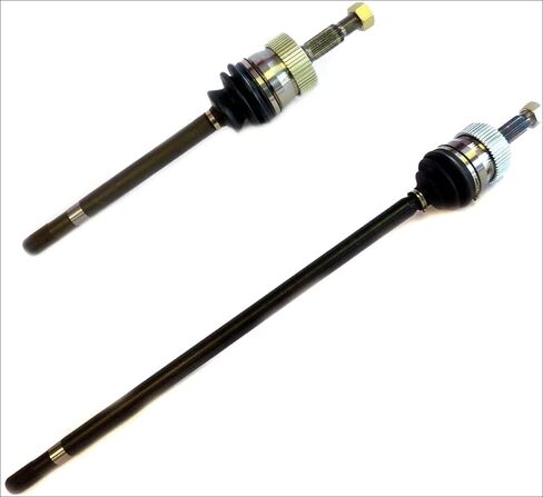 DTA DT125017250161 Front Driver and Passenger Side Premium CV Axles (New Drive Axle Assemblies - 2 pcs (Pair)) Fits 1993-1998 Jeep Grand Cherokee With CV Joints Design, Can Replace U Joint Type Axles in Saudi Arabia
