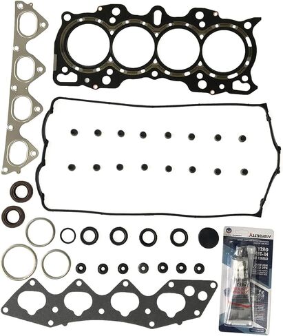Partsflow Head Gasket Set for Honda CR-V 2.0L 1972CC DOHC L4, (16 Valve), ENG. Code B20B4 1997-1998 for Honda CR-V 2.0L 1972CC DOHC L4, (16 Valve), ENG. Code B20Z2 1999-2001 OE#HS4030,HS26159PT in Saudi Arabia
