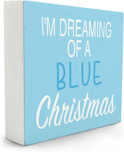 Pink Christmas,Christmas Wooden Signs,Pink Christmas Decorations,Pink Christmas Wooden Signs For Home Decor,Pink Christmas Desk Decor Sign 5 x 5 Inches,Pink Christmas Decor in Saudi Arabia