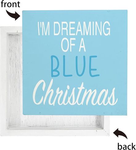 Pink Christmas,Christmas Wooden Signs,Pink Christmas Decorations,Pink Christmas Wooden Signs For Home Decor,Pink Christmas Desk Decor Sign 5 x 5 Inches,Pink Christmas Decor in Saudi Arabia