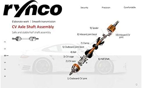 زوج أمامي من مجموعة عمود المحور السيرة الذاتية لاستبدال 1989-1995 سوزوكي Sidekick X90 Tracker Geo Tracker Base Lsi 4WD 1.6L 4 Cyl 1989-1995، أسود in Kuwait