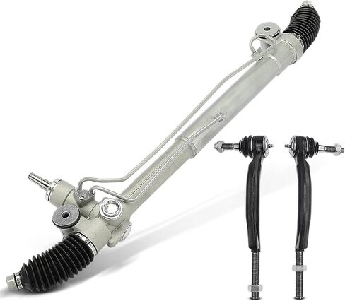 A-Premium Power Steering Rack and Pinion & Outer Tie Rod End Kit Compatible with Chevrolet Trailblazer EXT, SSR & GMC Envoy XL XUV & Buick Rainier & Isuzu Ascender & Oldsmobile & Saab, 3-PC Set in Saudi Arabia