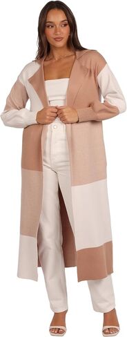 Petal & Pup womens Kingston Large Check Long Cardigan in Saudi Arabia