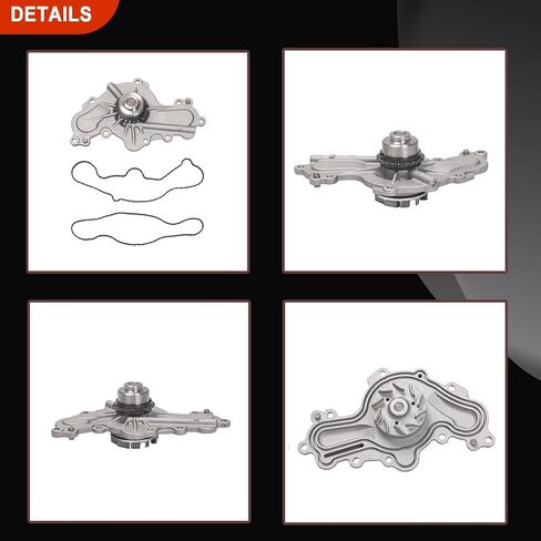 HY-SPEED AW6023 Water Pump Compatible with 2007-2012 Edge Fusion Fles 2008-12 Taurus, 2007-2012 MKS MKT MKX MKZ,2007-2011 6 CX-9,2008-2009 Sable 3.5L V6 in Saudi Arabia