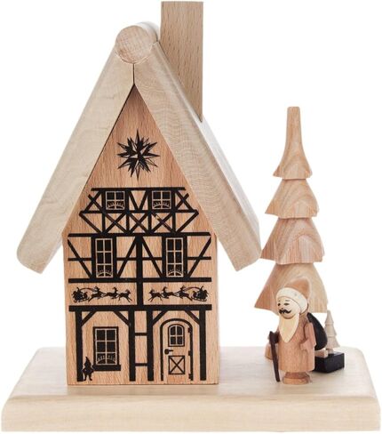 Dregeno Santa House Cabin German Smoker - Wooden Incense Holder in Saudi Arabia