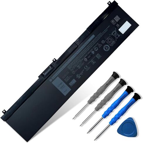 NYFJH Laptop Battery Replace for Dell Precision 7530 7730 7540 7740 Mobile Workstation P74F P74F001 P74F002 P34E P34E001 P34E002 Series Notebook 0WNRC 00WNRC GW0K9 0GW0K9 5TF10 11.4V 97Wh 8070mAh in Kuwait