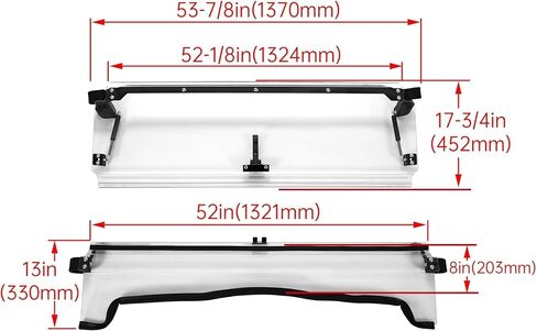 KUAFU 2-in-1 Flip Windshield Compatible with 2012-2015 Kawasaki Teryx 4 750/800 Full Scratch Resistant Clear Windscreen Gas Spring Included in Saudi Arabia