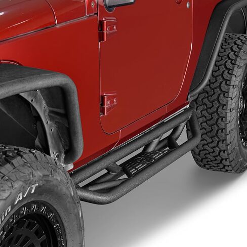 لوحات تشغيل Hooke Road Wrangler JK ببابين، قضبان نيرف جانبية مقاس 5.58 بوصة لسيارة جيب رانجلر JK ذات بابين 2007-2018 in Saudi Arabia