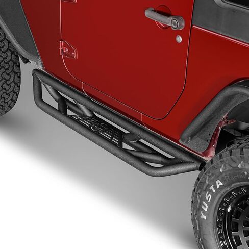 لوحات تشغيل Hooke Road Wrangler JK ببابين، قضبان نيرف جانبية مقاس 5.58 بوصة لسيارة جيب رانجلر JK ذات بابين 2007-2018 in Saudi Arabia