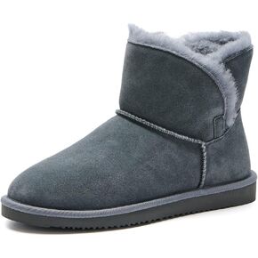 Mosey Short Boots For Women | Water Resistant Suede Boots For Women| Genuine Wool Lined Furry Boots | Winter Boots in Saudi Arabia
