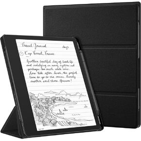 حافظة Fintie لجهاز Kindle Scribe - [حامل قلم مدمج] غطاء حامل ثلاثي الطي من جلد البولي يوريثان الممتاز مع خاصية النوم/الاستيقاظ التلقائي، متوافق مع إصدار Kindle Scribe 2022 مقاس 10.2 بوصة، أخضر ريفي in Kuwait