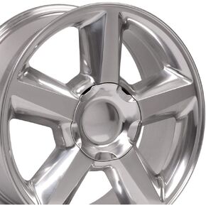 OE Wheels CV83 20 Inch Rim Fits Tahoe Style 6x139.7 20x8.5 Polished - Hollander 5308 (1) in Saudi Arabia